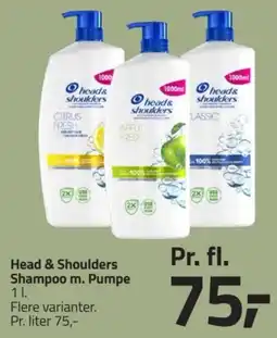 Fleggaard Head & Shoulders Shampoo m. Pumpe tilbud