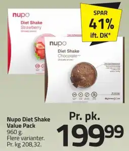 Fleggaard Nupo Diet Shake tilbud