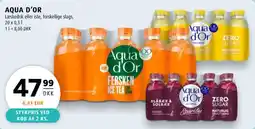 Scandinavian Park Aqua D'Or læskedrik eller iste, forskellige slags tilbud