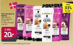 Fleggaard Gliss Shampoo el. Balsam tilbud