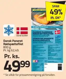 Fleggaard Golden Choice Rødspættefilet tilbud
