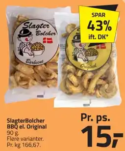 Fleggaard SlagterBolcher BBQ el. Original tilbud