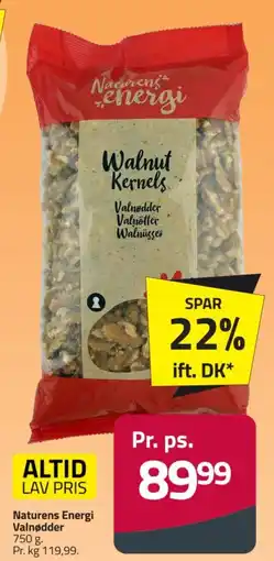Fleggaard Natures Energi Walnut Kernels tilbud