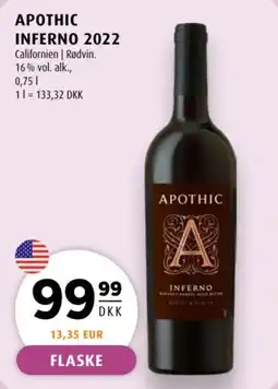 Scandinavian Park Apothic Inferno tilbud