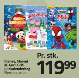 Fleggaard Disney, Marvel el. Gurli Gris Julekalenderbog tilbud