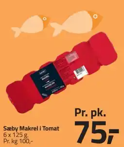 Fleggaard Sæby Makrel i Tomat tilbud