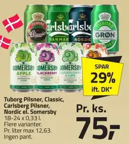 Fleggaard Tuborg Carlsberg Somersby tilbud