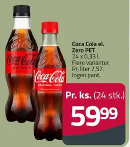 Fleggaard Coca Cola el. Zero PET tilbud