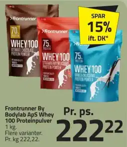Fleggaard Frontrunner Whey 100 Proteinpulver tilbud