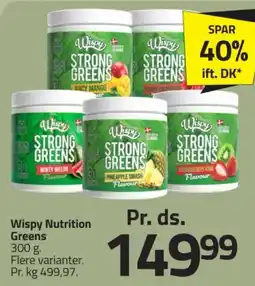 Fleggaard Wispy Nutrition Greens tilbud