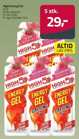 Fleggaard High5 Energy Gel tilbud