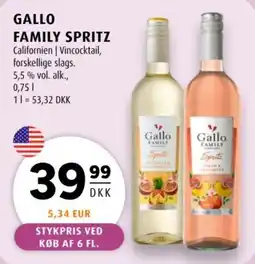 Scandinavian Park Gallo Family Spritz tilbud