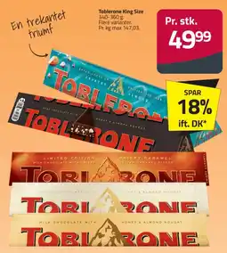 Fleggaard Toblerone tilbud