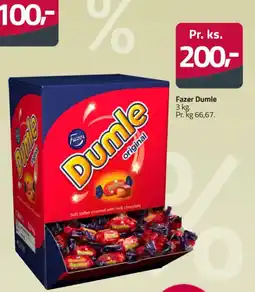 Fleggaard Fazer Dumle tilbud