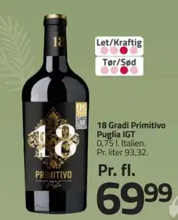 Fleggaard 18 Gradi Primitivo tilbud