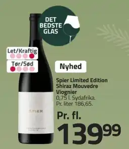 Fleggaard Spier Limited Edition Shiraz Mouvedre Viognier tilbud