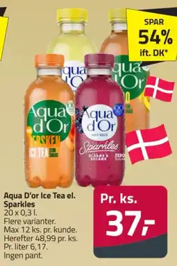 Fleggaard Aqua D'or Ice Tea el. Sparkles tilbud