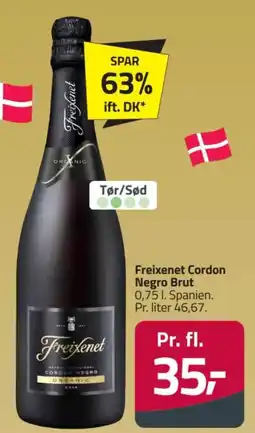 Fleggaard Freixenet Cordon Negro Brut tilbud