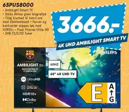 Bilka Philips 65 4K UHD Ambilight Smart TV tilbud