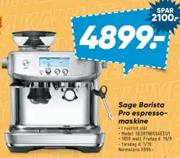Bilka Sage Barista Pro espresso-maskine tilbud