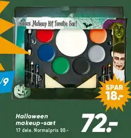 Bilka Halloween makeup-sæt tilbud