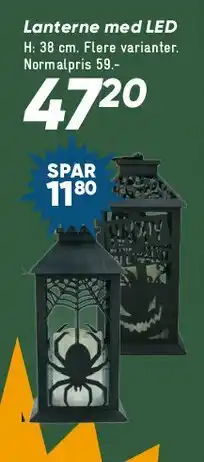 Bilka Lanterne med LED tilbud