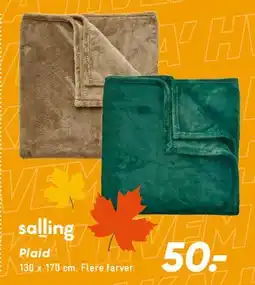 Bilka Plaid tilbud