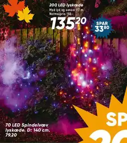 Bilka 200 LED lyskæde tilbud
