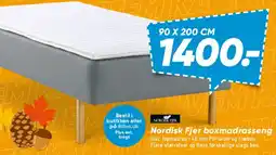 Bilka Nordisk Fjer boxmadras tilbud