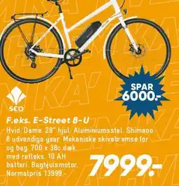 Bilka SCO E-Street (elcykel) tilbud