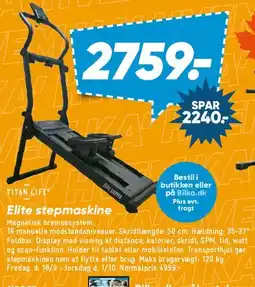Bilka Titan Life stepmaskine tilbud