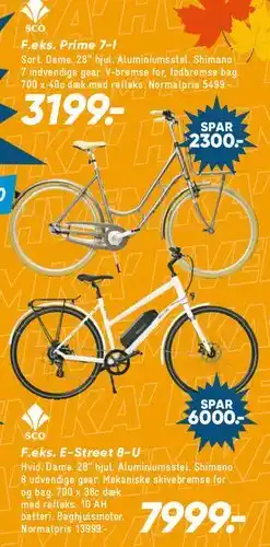 Bilka SCO Prime 7-1 (citycykel) tilbud