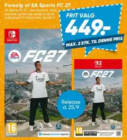 Bilka EA Sports FC 27 (Nintendo Switch) tilbud