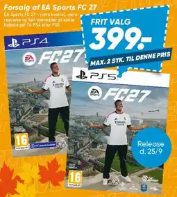 Bilka EA Sports FC 27 (PS4 / PS5) tilbud