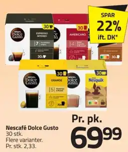 Fleggaard Nescafé Dolce Gusto tilbud