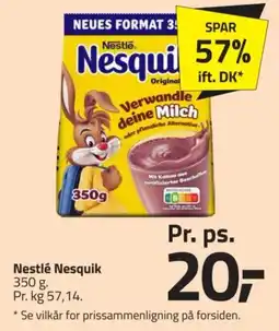 Fleggaard Nestlé Nesquik tilbud