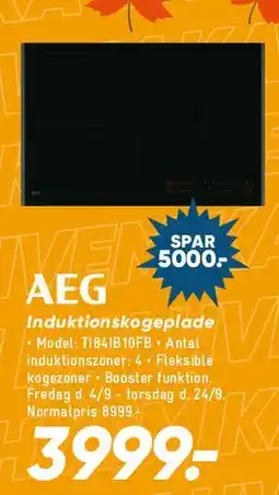 Bilka AEG Induktionskogeplade tilbud