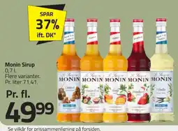 Fleggaard Monin Sirup tilbud