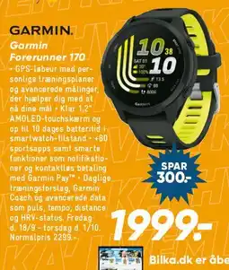 Bilka Garmin Forerunner 170 tilbud