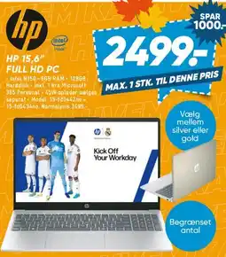 Bilka HP 15.6 Full HD PC tilbud