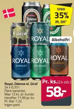 Fleggaard Royal Odense el. Giraf tilbud