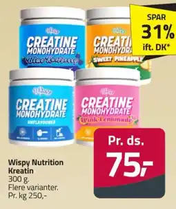Fleggaard Wispy Nutrition Kreatin tilbud