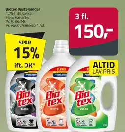 Fleggaard Biotex Vaskemiddel tilbud