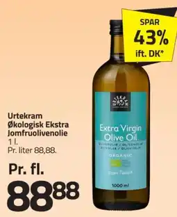 Fleggaard Urtekram Økologisk Ekstra Jomfruolivenolie tilbud