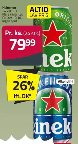 Fleggaard Heineken tilbud
