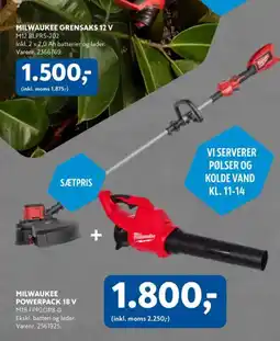 Davidsen Milwaukee grensaks 12 v tilbud