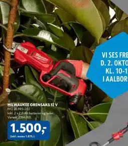 Davidsen Milwaukee grensaks 12 v tilbud