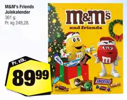 Calle M&M's Friends Julekalender tilbud