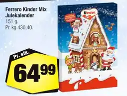 Calle Ferrero Kinder Mix Julekalender tilbud