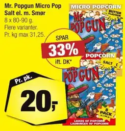 Calle Mr. Popgun Micro Pop Salt el. m. Smør tilbud